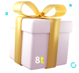 Receba seus bônus de boas-vindas no 8t