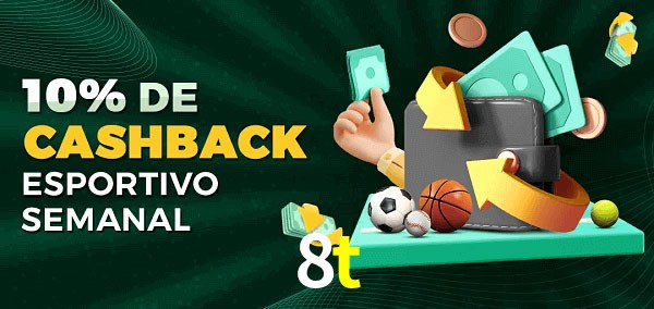 10% de bônus de cashback na 8t