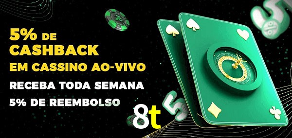 Promoções do cassino ao Vivo 8t